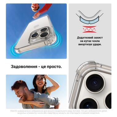 Чехол к мобильному телефону Armorstandart Air Force Apple iPhone 18 Pro / 17 Pro Clear (ARM92371) фото №5