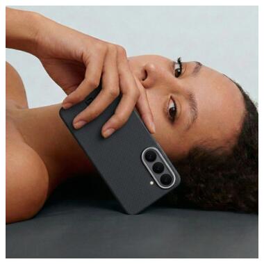 Чехол к мобильному телефону Armorstandart BlackIcon Aramid Plain MagCase Samsung S26 Black (ARM90164) фото №9