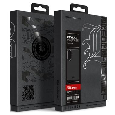 Чехол к мобильному телефону Armorstandart BlackIcon Aramid Plain MagCase Samsung S26 Plus Black (ARM90165) фото №10