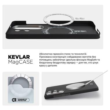 Чехол к мобильному телефону Armorstandart BlackIcon Aramid Plain MagCase Samsung S26 Ultra Black (ARM90166) фото №8