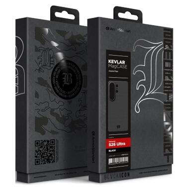 Чехол к мобильному телефону Armorstandart BlackIcon Aramid Twill MagCase Samsung S26 Ultra Black (ARM90147) фото №10