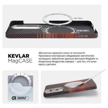 Чехол к мобильному телефону Armorstandart BlackIcon Kevlar MagCase Samsung S26 Plus Sunset (ARM90157) фото №8