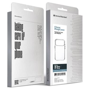 Чехол к мобильному телефону Armorstandart Clear MagCase Apple iPhone 18 Pro / 17 Pro Transparent (ARM91763) фото №3