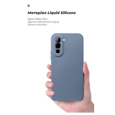 Чехол к мобильному телефону Armorstandart ICON Infinix Hot 70 4G Camera cover Winter Blue (ARM92409) фото №7