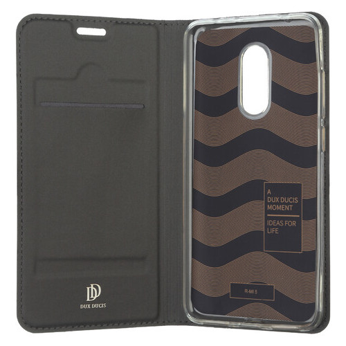 Чохол-книжка Dux Ducis Xiaomi Redmi 5 PU Flip Leather Book Cover Black (6934913091166) фото №2