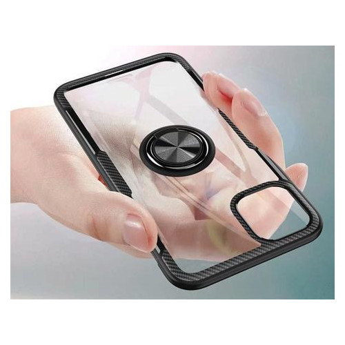 Чохол Primolux Ring Magnetic Stand для Apple iPhone 11 Pro Max - Black фото №6