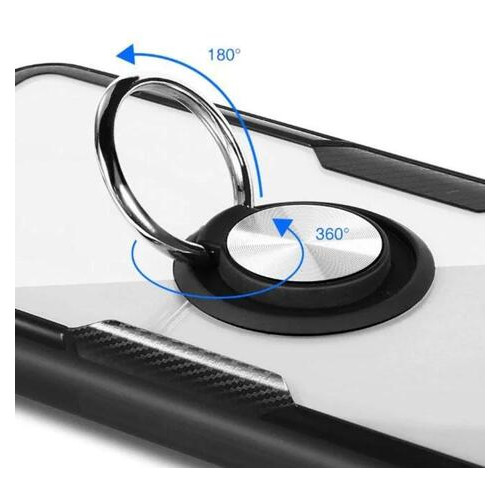 Чохол Primolux Ring Magnetic Stand для Samsung Galaxy S21 Plus (SM-G996) - Black фото №3
