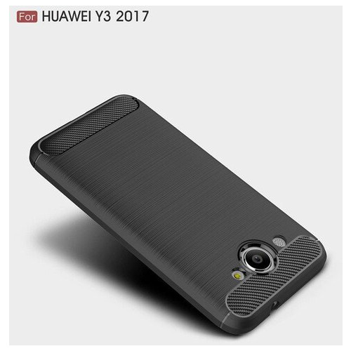Чохол Primolux Carbon Fiber Series для Huawei Y3 2017 Black фото №5