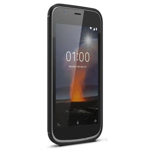 Чохол Primolux Carbon Fiber Series для Nokia 1 Dual Sim - Black фото №2
