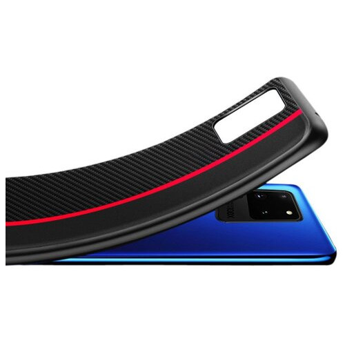 Чохол Primolux Cenmaso для телефону Samsung Galaxy S20 Ultra (SM-G988) - Black&Red фото №2