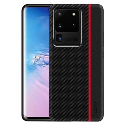 Чохол Primolux Cenmaso для телефону Samsung Galaxy S20 Ultra (SM-G988) - Black&Red фото №1