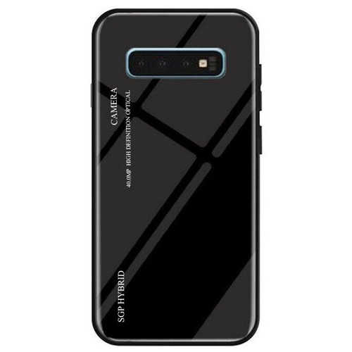 Чохол бампер Primolux Gradient Glass Samsung Galaxy S10 Plus (SM-G975) - Black фото №2