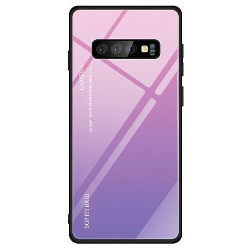Чохол бампер Primolux Gradient Glass для Samsung Galaxy S10 Plus (SM-G975) - Pink фото №2
