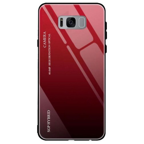 Чохол бампер Primolux Gradient Glass для Samsung Galaxy S8 Plus (SM-G955) - Red фото №1
