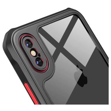 Протиударний бампер чохол Primolux Refraction Case для смартфона Apple iPhone X / iPhone Xs - Black фото №3