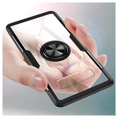 Чохол бампер Primolux Ring Magnetic Stand для смартфона Samsung Galaxy S10 (SM-G973) - Black фото №1