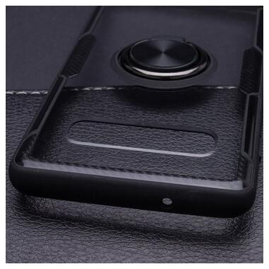 Чохол бампер Primolux Ring Magnetic Stand для смартфона Samsung Galaxy S10 (SM-G973) - Black фото №4