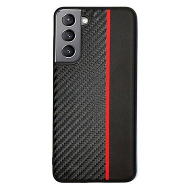 Чохол накладка Primolux CFC для Samsung Galaxy S21 (SM-S991) - Black & Red фото №1