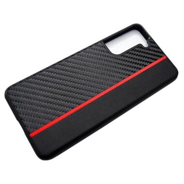 Чохол накладка Primolux CFC для Samsung Galaxy S21 (SM-S991) - Black & Red фото №3