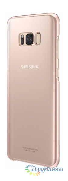 Чохол Samsung Clear Cover S8 Plus Pink (EF-QG955CPEGRU) фото №3