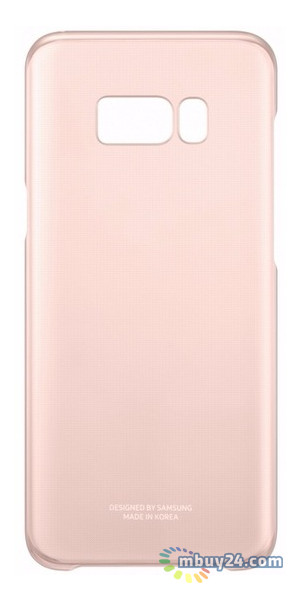 Чохол Samsung Clear Cover S8 Plus Pink (EF-QG955CPEGRU) фото №2