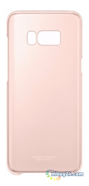 Чохол Samsung Clear Cover S8 Plus Pink (EF-QG955CPEGRU) фото №1