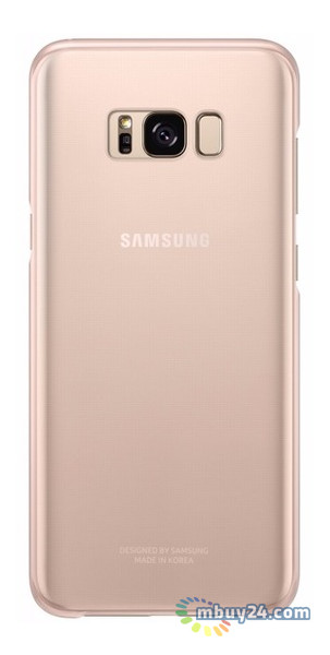 Чохол Samsung Clear Cover S8 Plus Pink (EF-QG955CPEGRU) фото №4