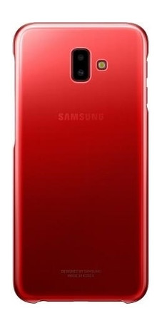 Чохол Samsung Gradation Cover смартфона Galaxy J6 J610 Red (EF-AJ610CREGRU) фото №1