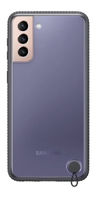 Чохол Samsung Clear Protective Cover Galaxy S21 (G996) Black (EF-GG996CBEGRU) фото №1