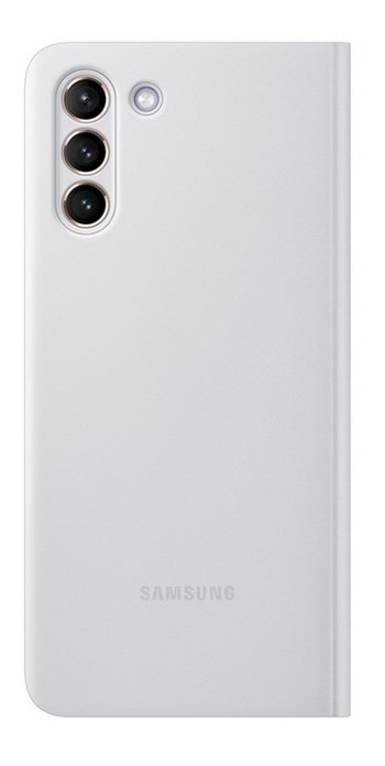 Чохол Samsung Smart Clear View Cover Galaxy S21 (G996) Light Gray (EF-ZG996CJEGRU) фото №2