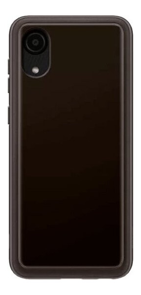 Чохол Samsung Soft Clear Cover Galaxy A03 Core (A032) Black (EF-QA032TBEGRU) фото №1