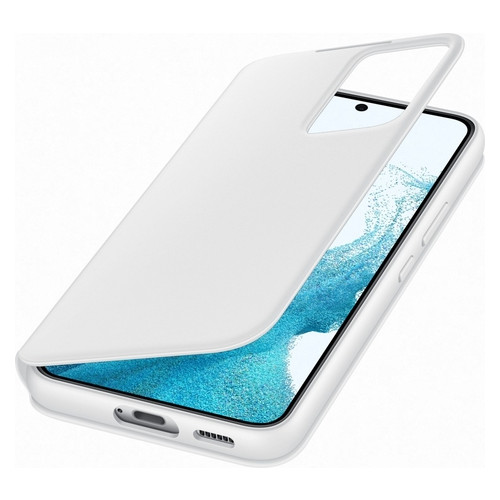 Чохол Samsung Smart Clear View Cover Galaxy S22 (S901) White (EF-ZS901CWEGRU) фото №4