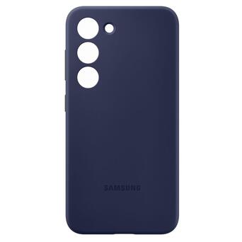 Чохол Samsung Silicone Case Galaxy S23  (S916) Navy (EF-PS916TNEGRU) фото №1
