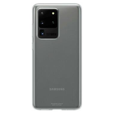 Чохол-накладка Silicone Cover Clear для Samsung S20 Ultra (2020) (EF-ON960CFEGCN) фото №1