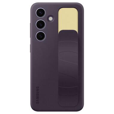 Чехол Samsung Galaxy S24 (S921) Standing Grip Case фіолетовий темний (EF-GS921CEEGWW) фото №3