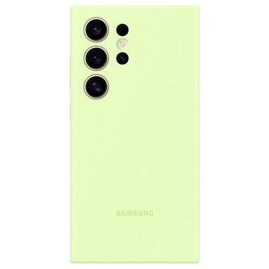 Чехол Samsung Galaxy S24 Ultra (S928) Silicone Case зелений світлий (EF-PS928TGEGWW) фото №3