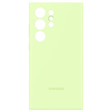 Чехол Samsung Galaxy S24 Ultra (S928) Silicone Case зелений світлий (EF-PS928TGEGWW) фото №1