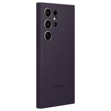 Чехол Samsung Galaxy S24 Ultra (S928) Silicone Case фіолетовий темний (EF-PS928TEEGWW) фото №4