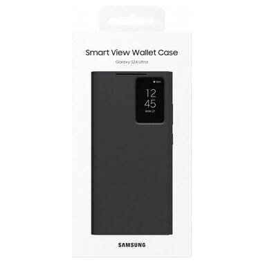 Чехол Samsung Galaxy S24 Ultra (S928) Smart View Wallet Case чорний (EF-ZS928CBEGWW) фото №6