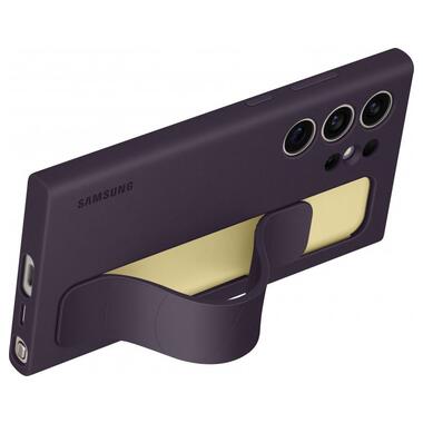 Чехол Samsung Galaxy S24 Ultra (S928) Standing Grip Case фіолетовий темний (EF-GS928CEEGWW) фото №4