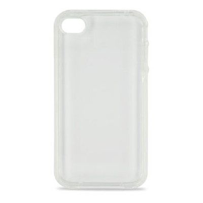 Гнучкий чохол для iPhone 4G Пластика, білий фото №1