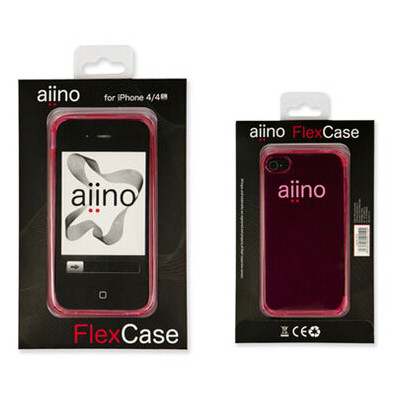 Гнучкий чохол для iPhone 4G Пластика, рожевий фото №2