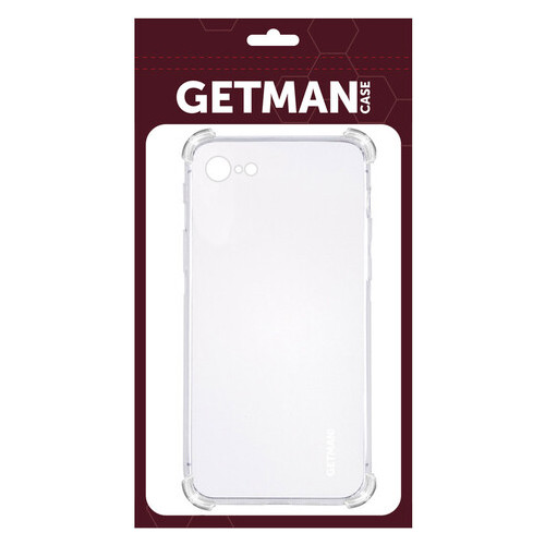 TPU чохол Getman Ease logo посилені кути Apple iPhone 7 / 8 / SE(2020) (4.7) Прозорий / Transparent фото №2