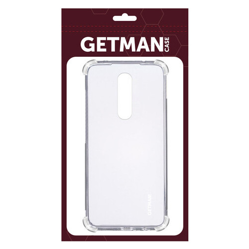 TPU чохол Getman Ease logo посилені кути OnePlus 8 Прозорий / Transparent фото №2