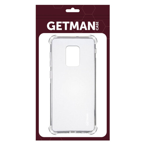 TPU чохол Getman Ease logo посилені кути Xiaomi Redmi Note 9s / Note 9 Pro / Note 9 Pro Max Прозорий / Transparent фото №2