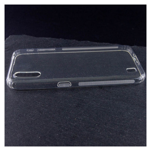 TPU чохол Getman Transparent 1.0 mm Samsung Galaxy A01 Безбарвний (прозорий) фото №2