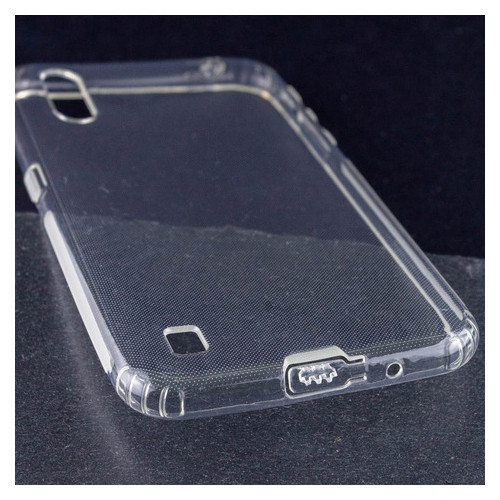 TPU чохол Getman Transparent 1.0 mm Samsung Galaxy A01 Безбарвний (прозорий) фото №3