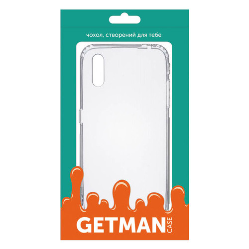 TPU чохол Getman Transparent 1.0 mm Samsung Galaxy A01 Безбарвний (прозорий) фото №4