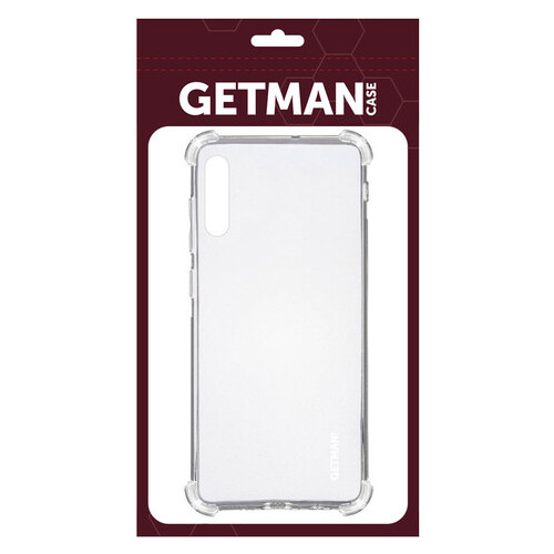 TPU чохол Getman Ease logo посилені кути для Samsung Galaxy A50 (A505F) / A50s / A30s Прозорий / Transparent фото №2