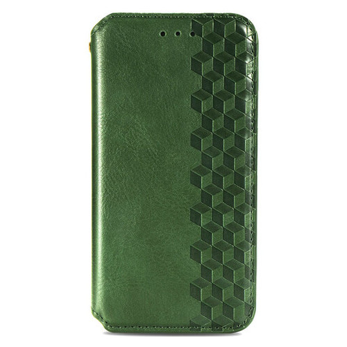 Шкіряний чохол-книжка Getman Cubic (PU) Xiaomi Redmi Note 10 Pro Зелений фото №1